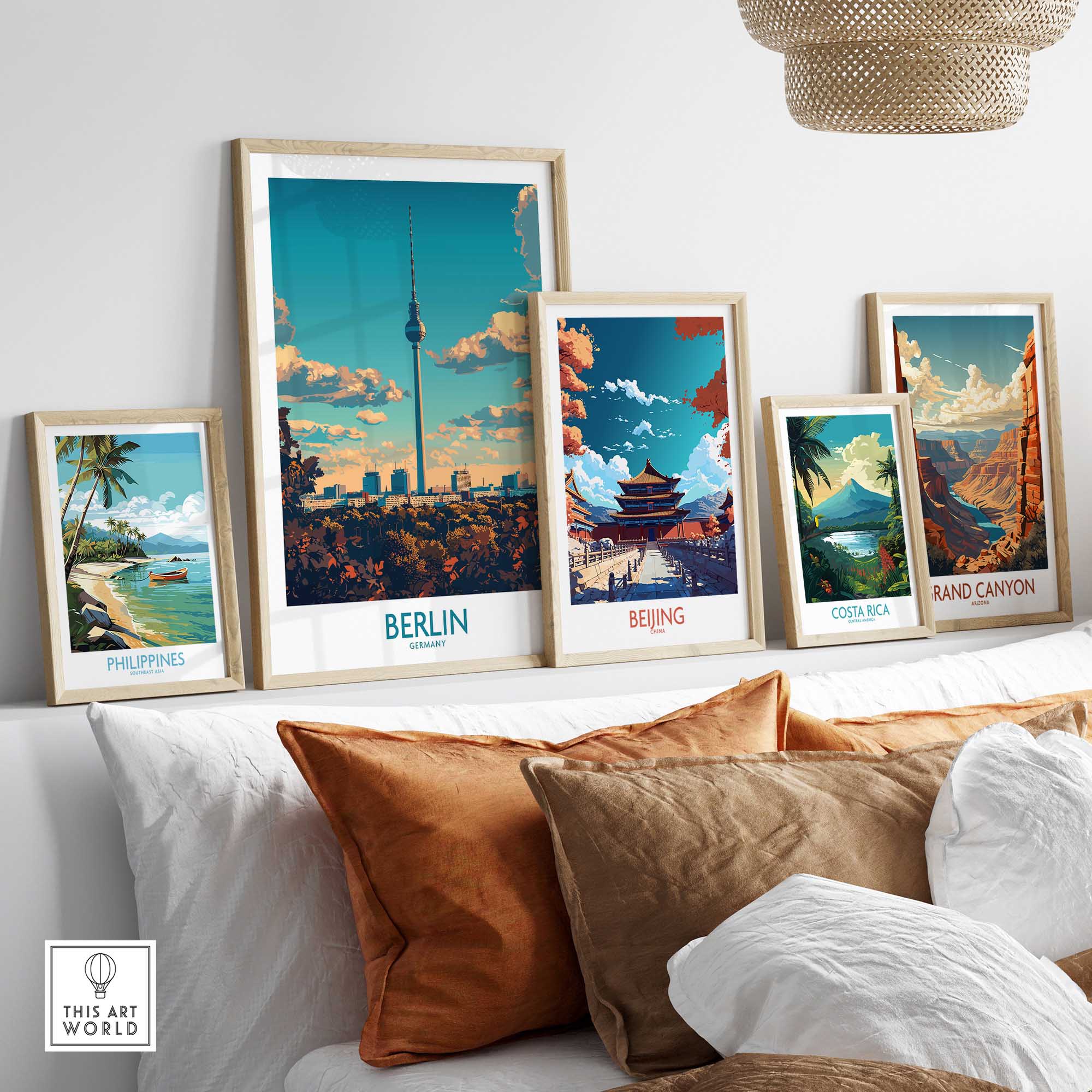 Berlin Travel Poster - Germany-This Art World