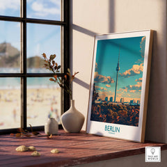 Berlin Travel Poster - Germany-This Art World
