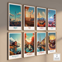 Berlin Travel Poster - Germany-This Art World