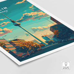 Berlin Travel Print-This Art World