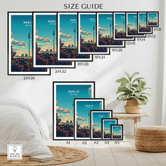 Berlin Wall Art Print - Germany Travel Poster-This Art World