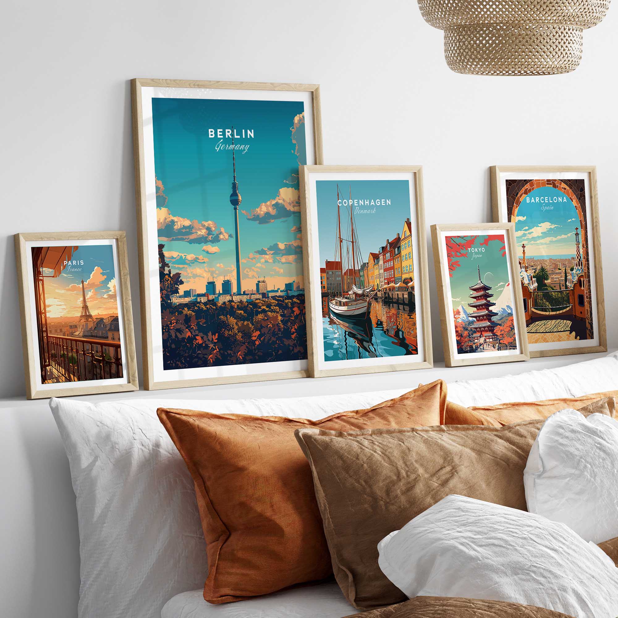 Berlin Wall Art Print - Germany Travel Poster-This Art World