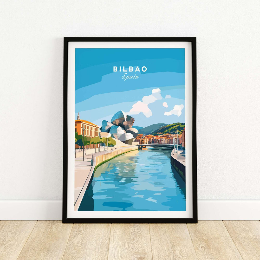 Bilbao Travel Print