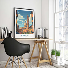Bologna Travel Print