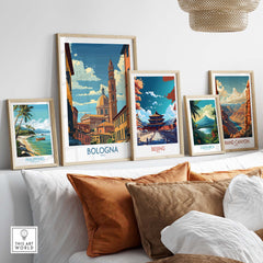 Bologna Travel Print