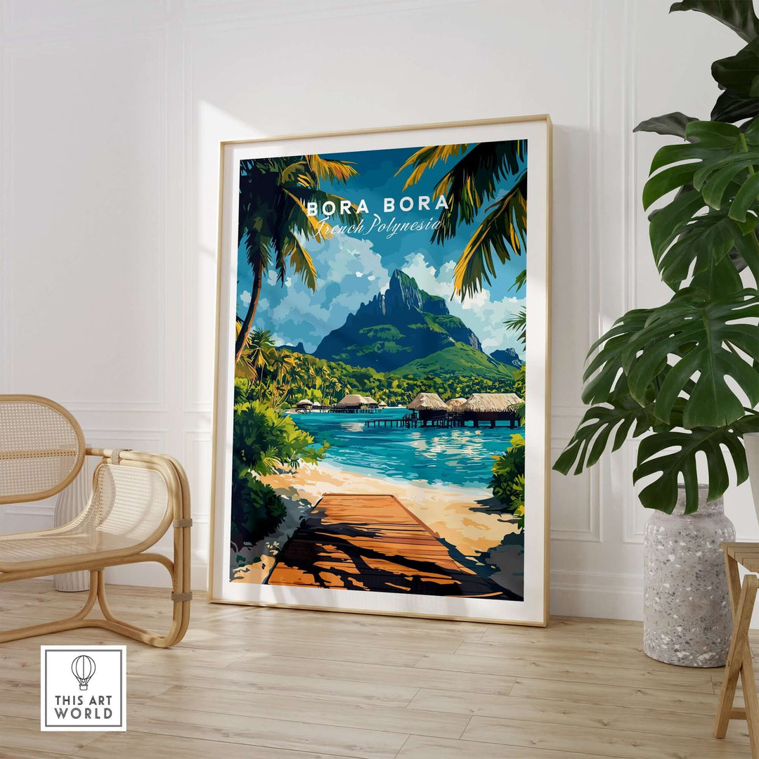 Bora Bora Travel Print