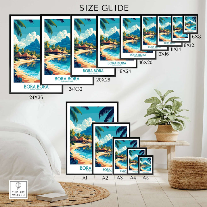 Bora Bora Wall Art Print