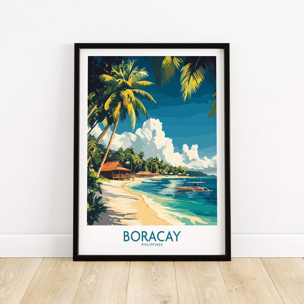 Boracay Philippines Travel Poster