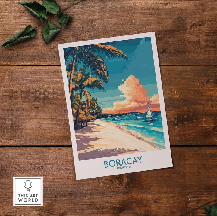 Boracay Travel Poster