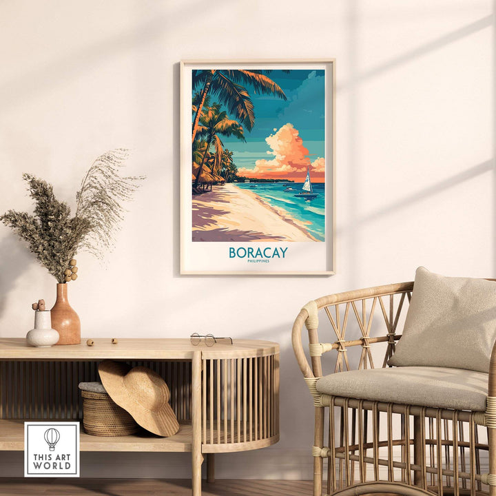 Boracay Travel Poster