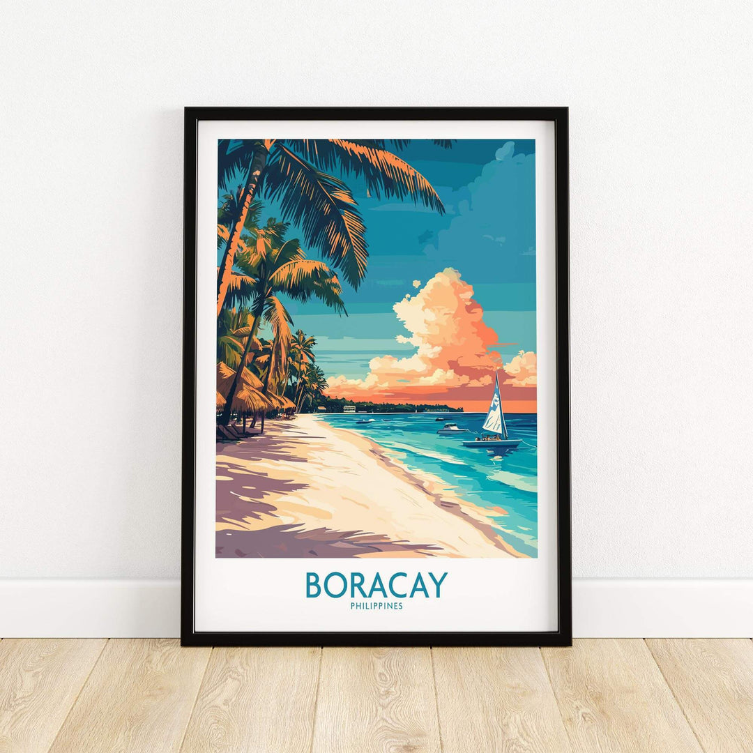 Boracay Travel Poster