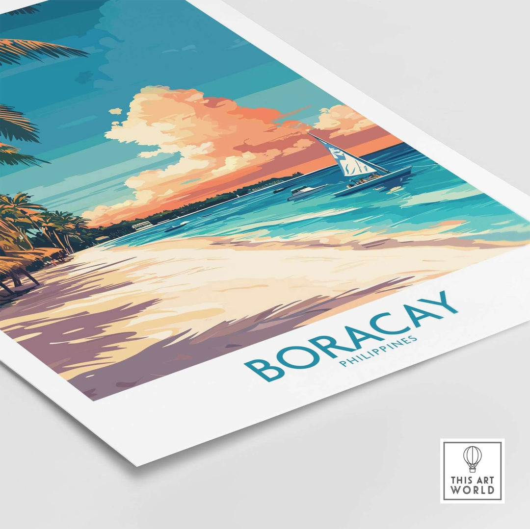 Boracay Travel Poster