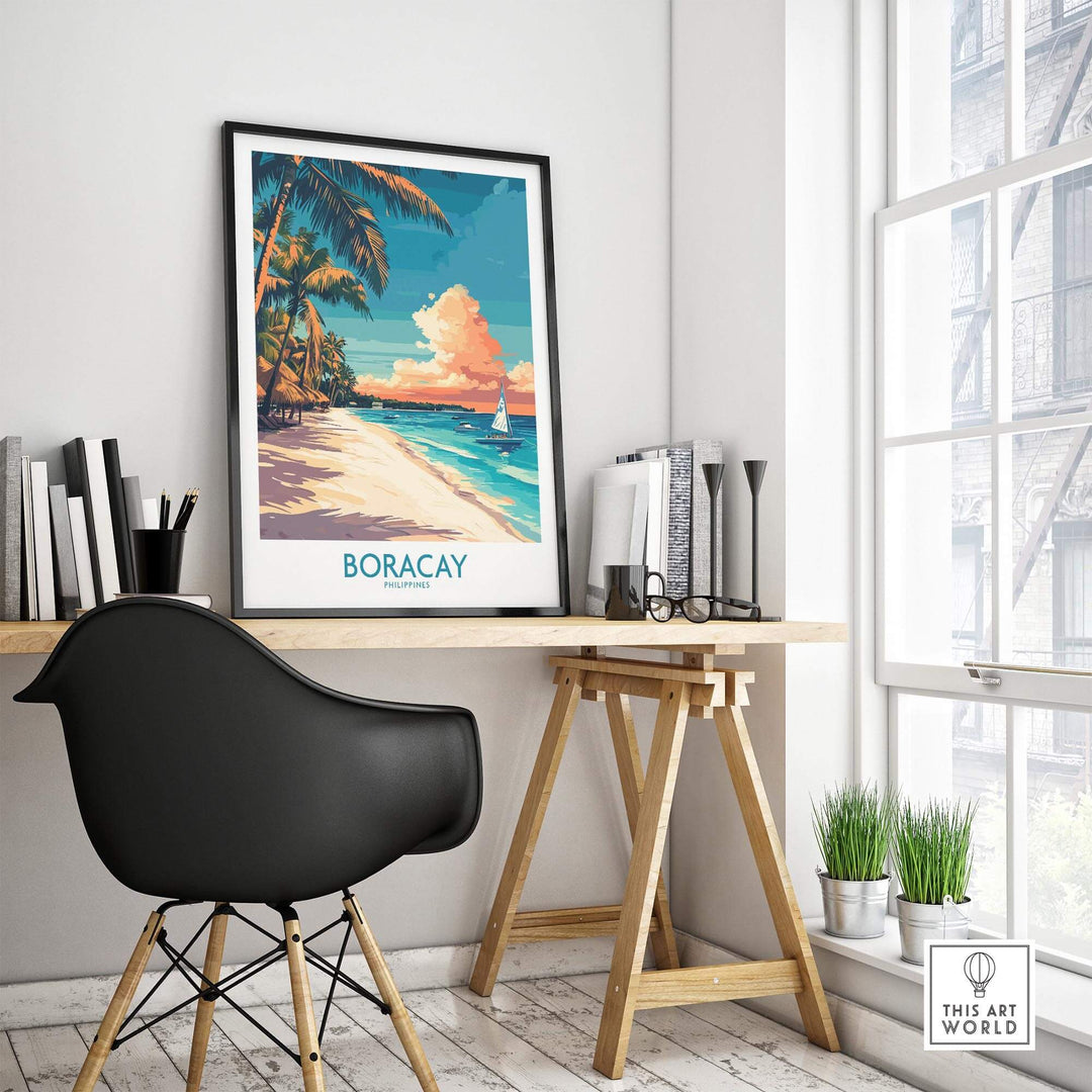 Boracay Travel Poster