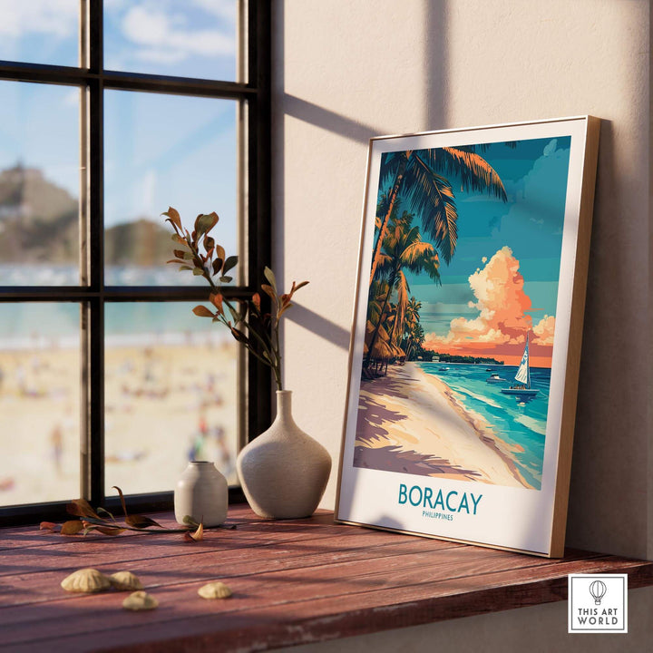 Boracay Travel Poster