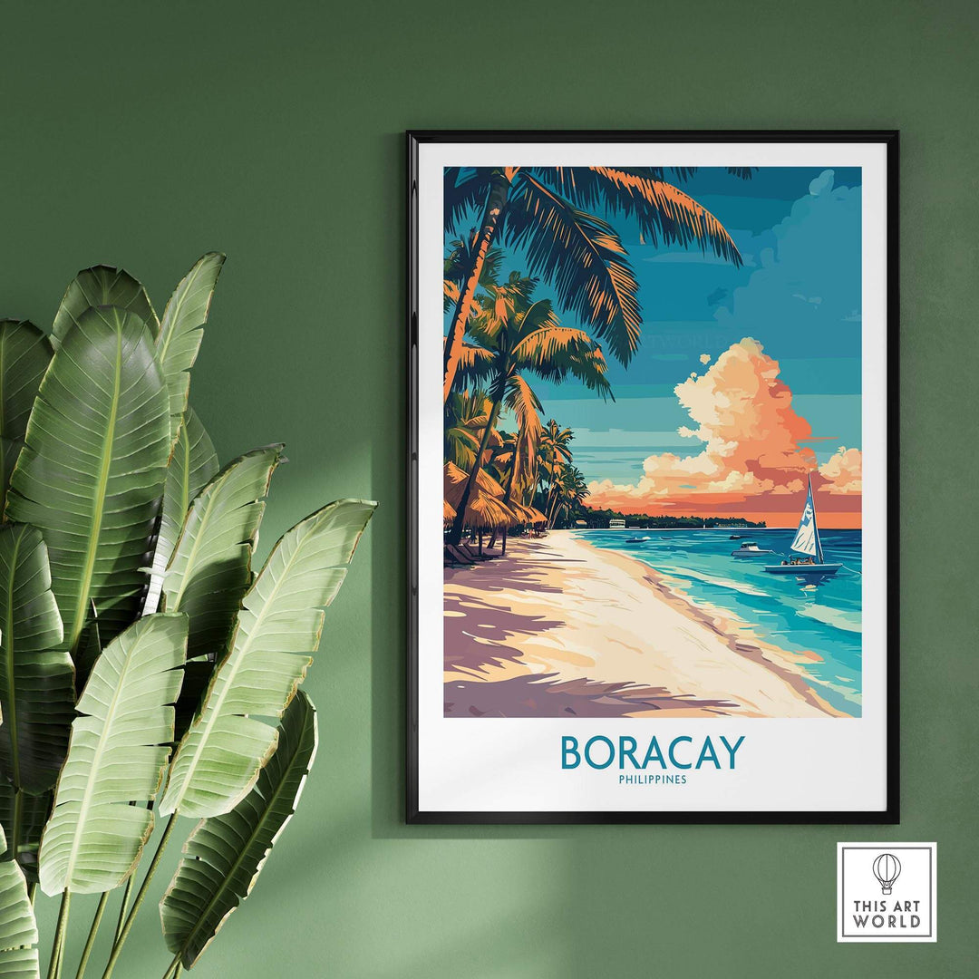 Boracay Travel Poster