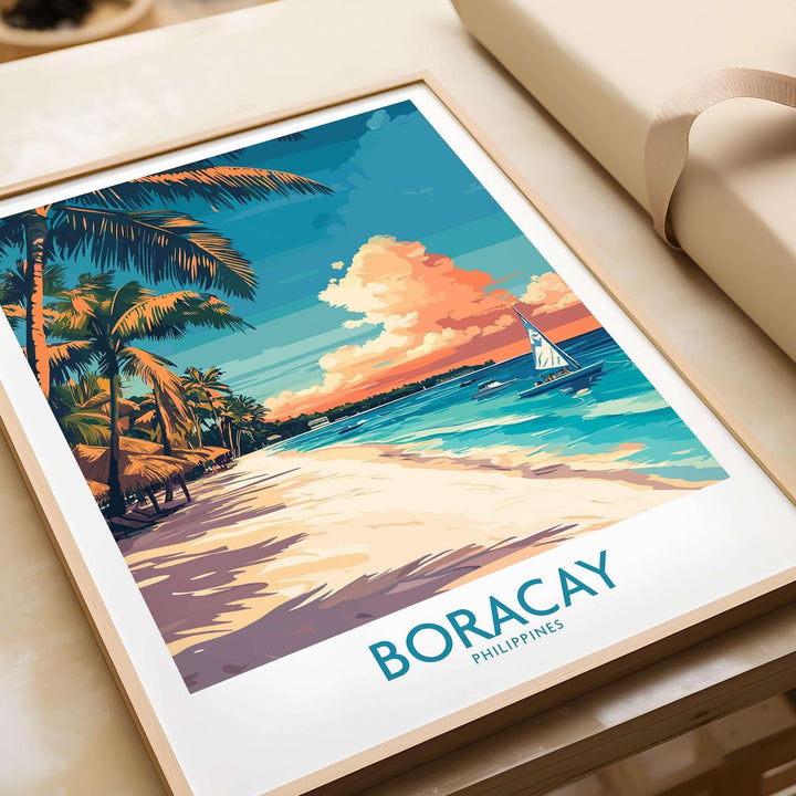 Boracay Travel Poster