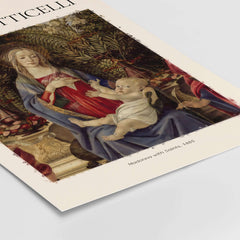 Botticelli Madonna with Saints Bardi Altarpiece Art Print Renaissance Religious Poster featuring Virgin and Child.