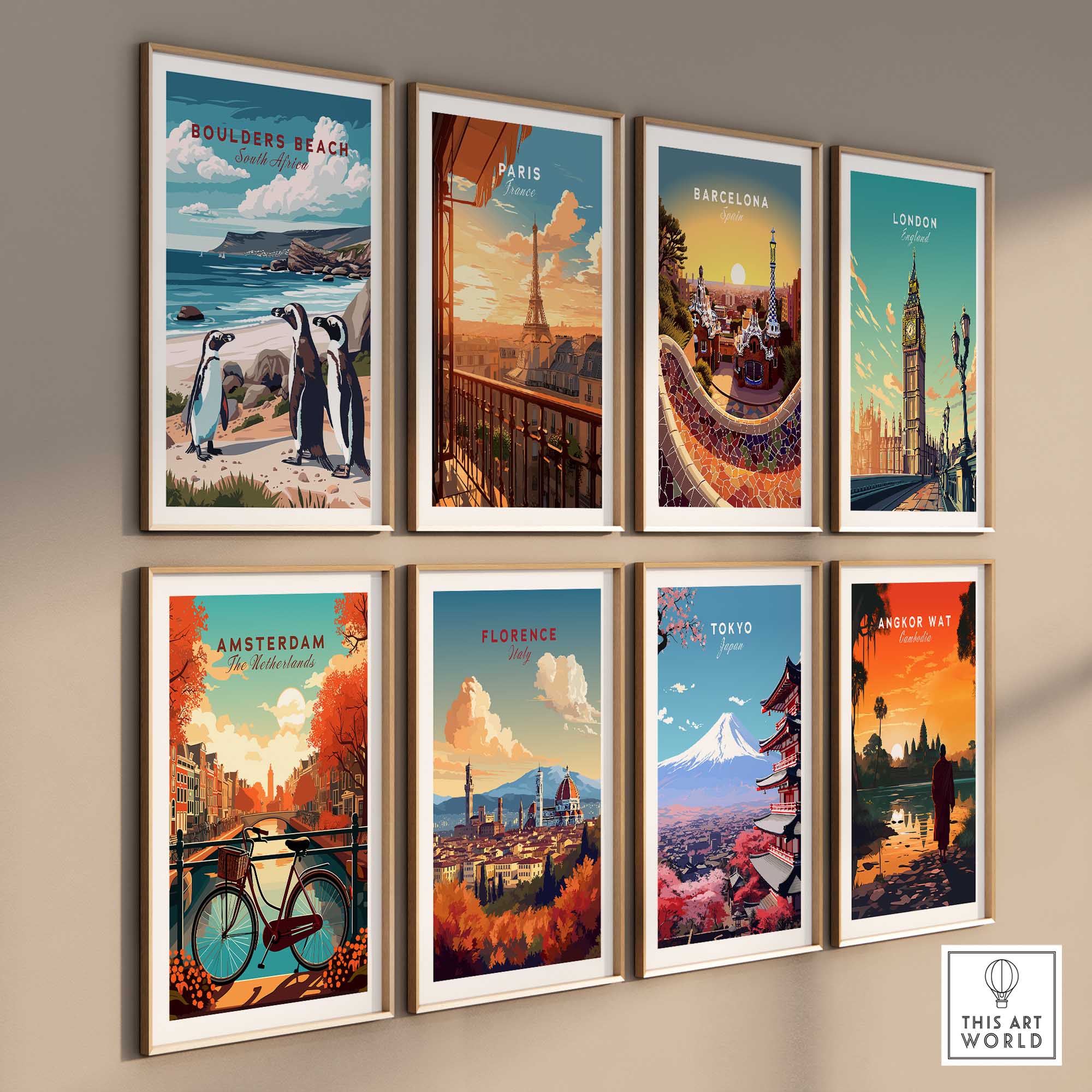 Boulders Beach Art Print-This Art World