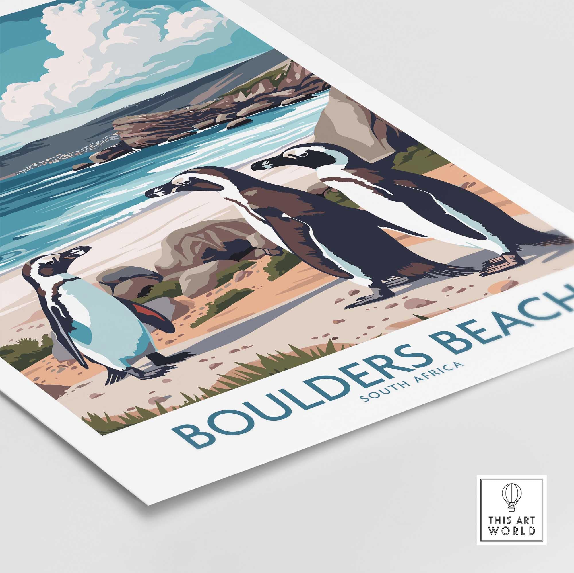 Boulders Beach Poster-This Art World