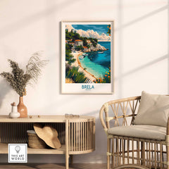Brela Travel Poster - Croatia-This Art World
