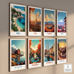 Brela Travel Poster - Croatia-This Art World