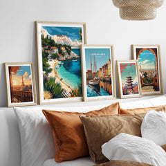 Brela Wall Art Print - Croatia Travel Poster-This Art World