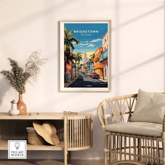 Bridgetown Barbados Travel Poster part of our best collection or travel posters and prints - This Art World