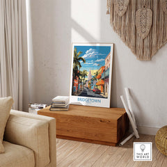 Bridgetown Barbados Travel Print part of our best collection or travel posters and prints - This Art World