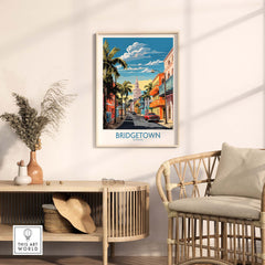 Bridgetown Barbados Travel Print part of our best collection or travel posters and prints - This Art World