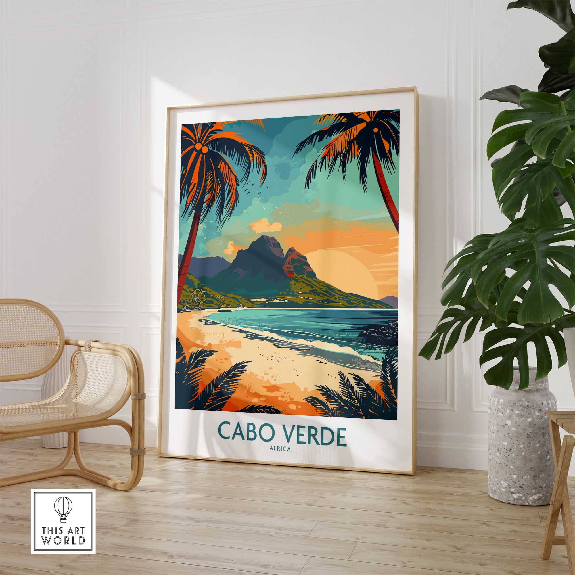 Cabo Verde Travel Print-This Art World