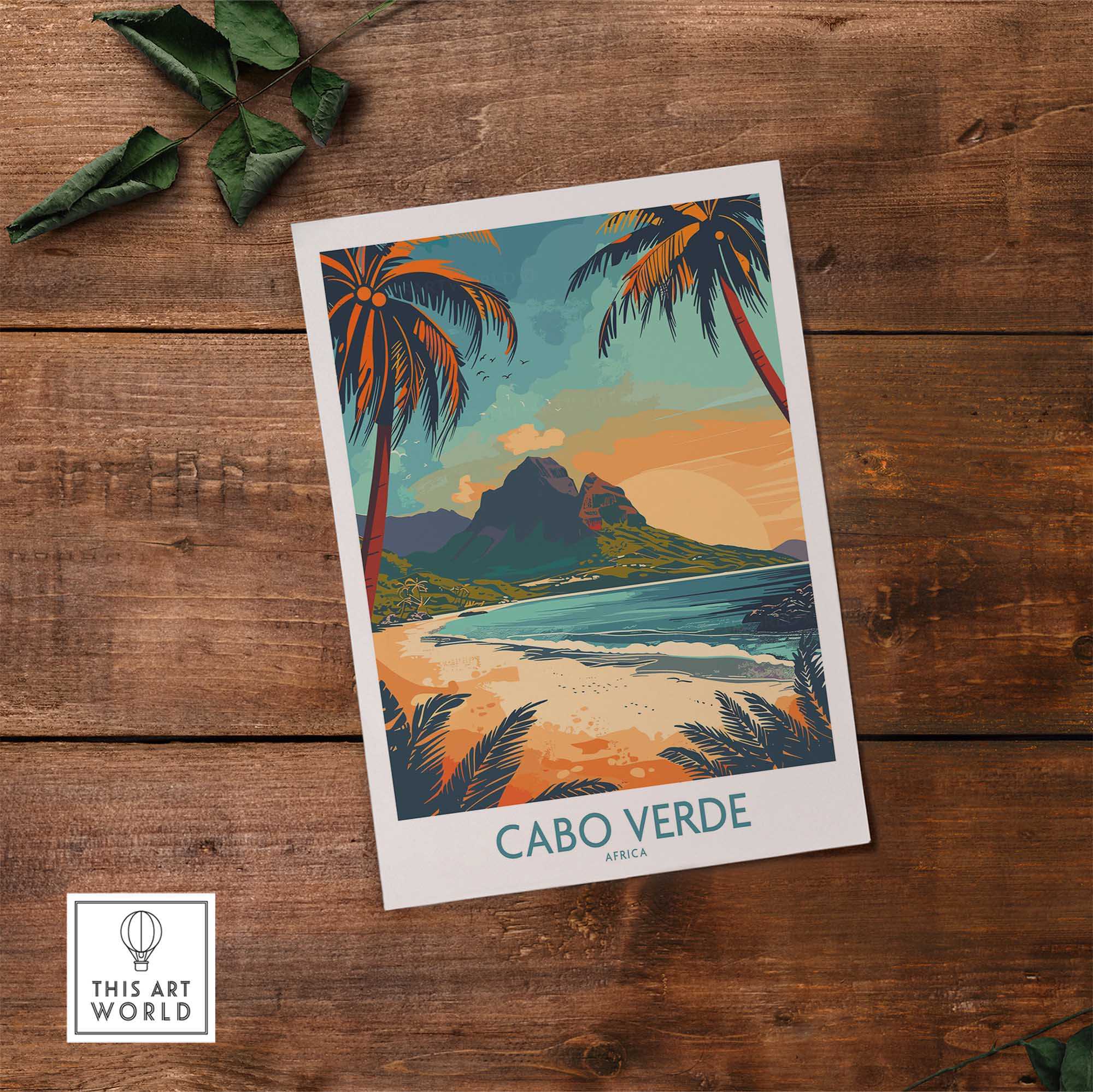 Cabo Verde Travel Print-This Art World