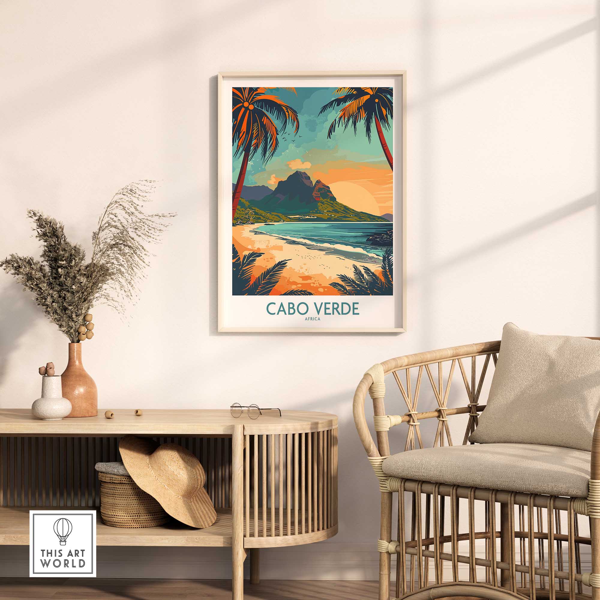 Cabo Verde Travel Print-This Art World