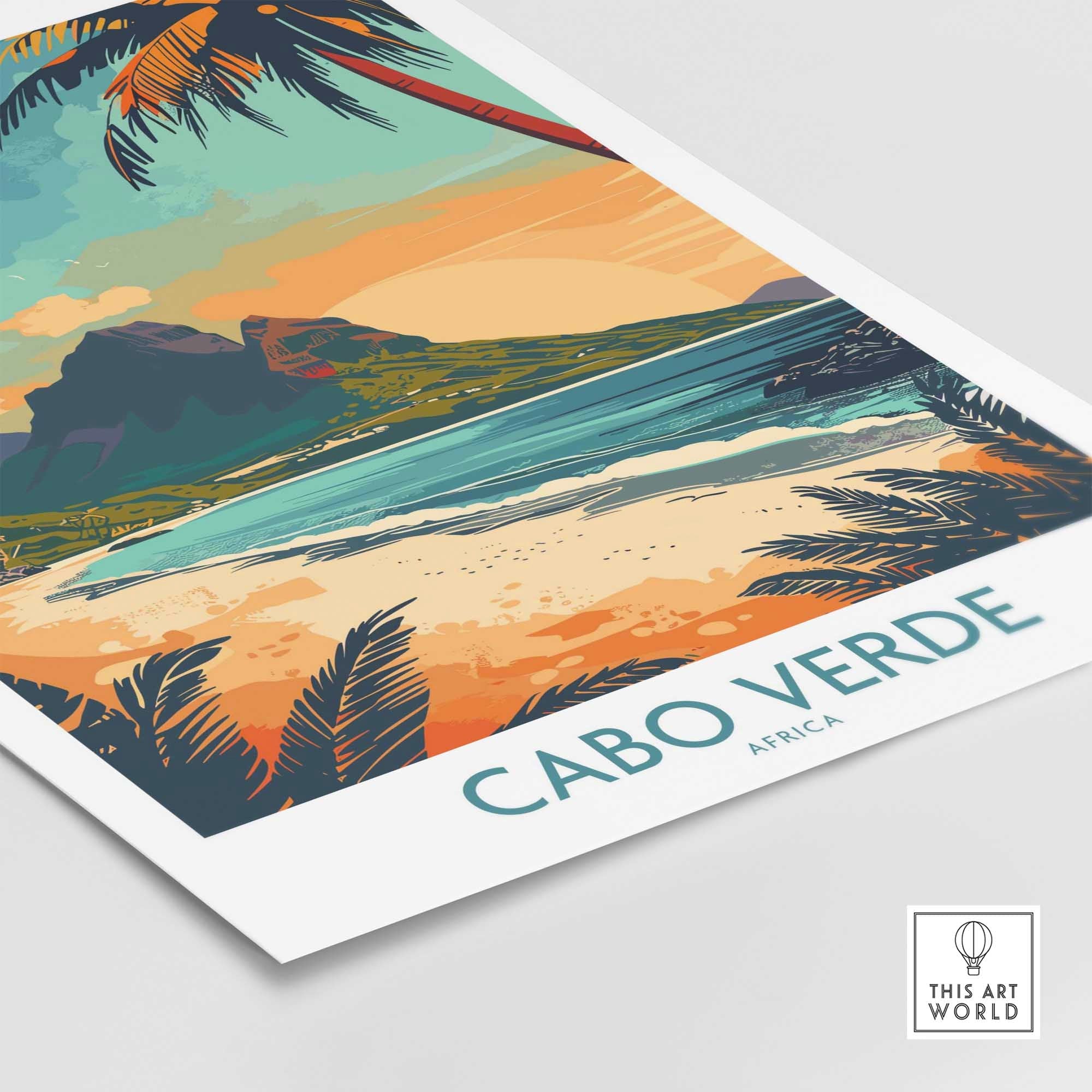 Cabo Verde Travel Print-This Art World