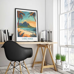 Cabo Verde Travel Print-This Art World