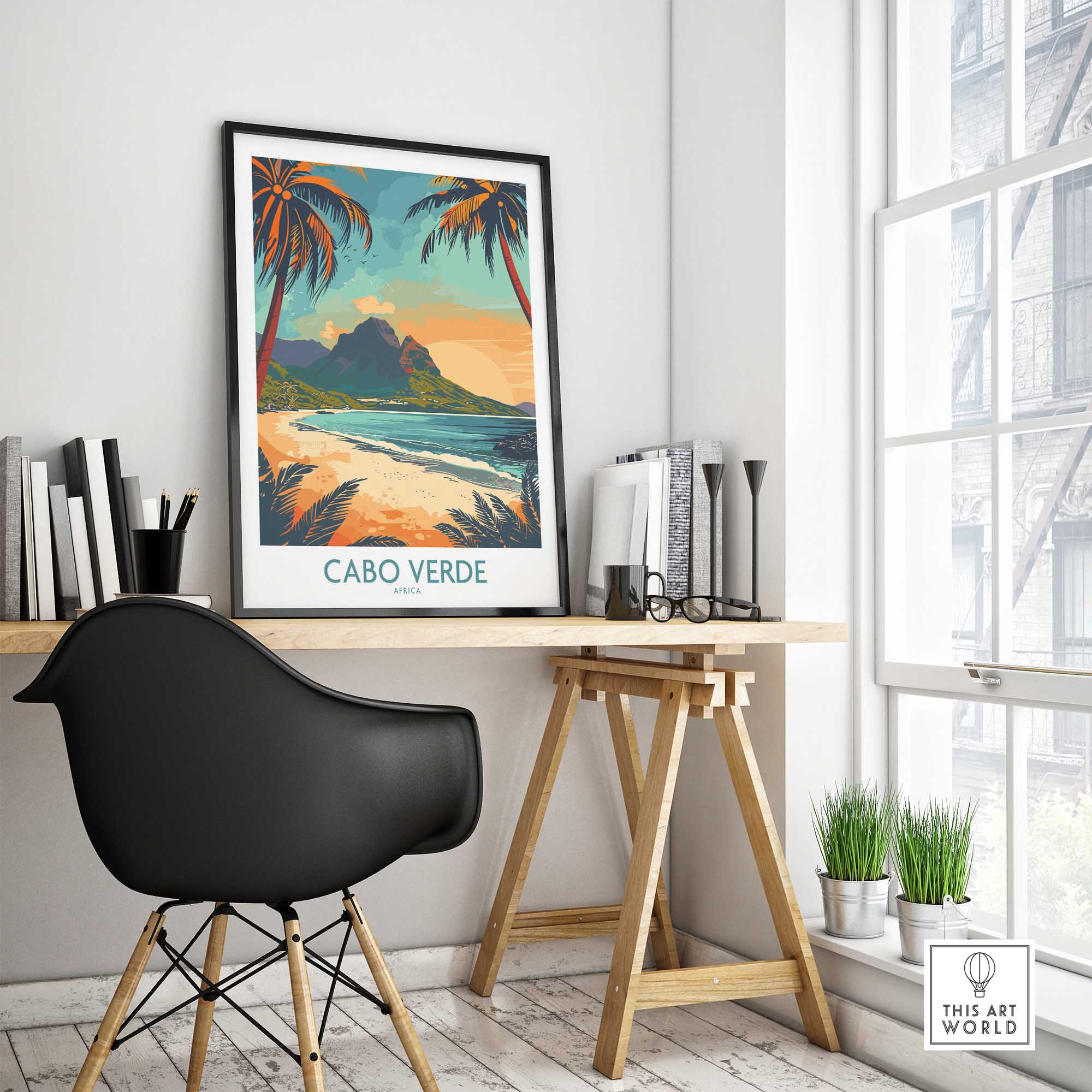 Cabo Verde Travel Print-This Art World