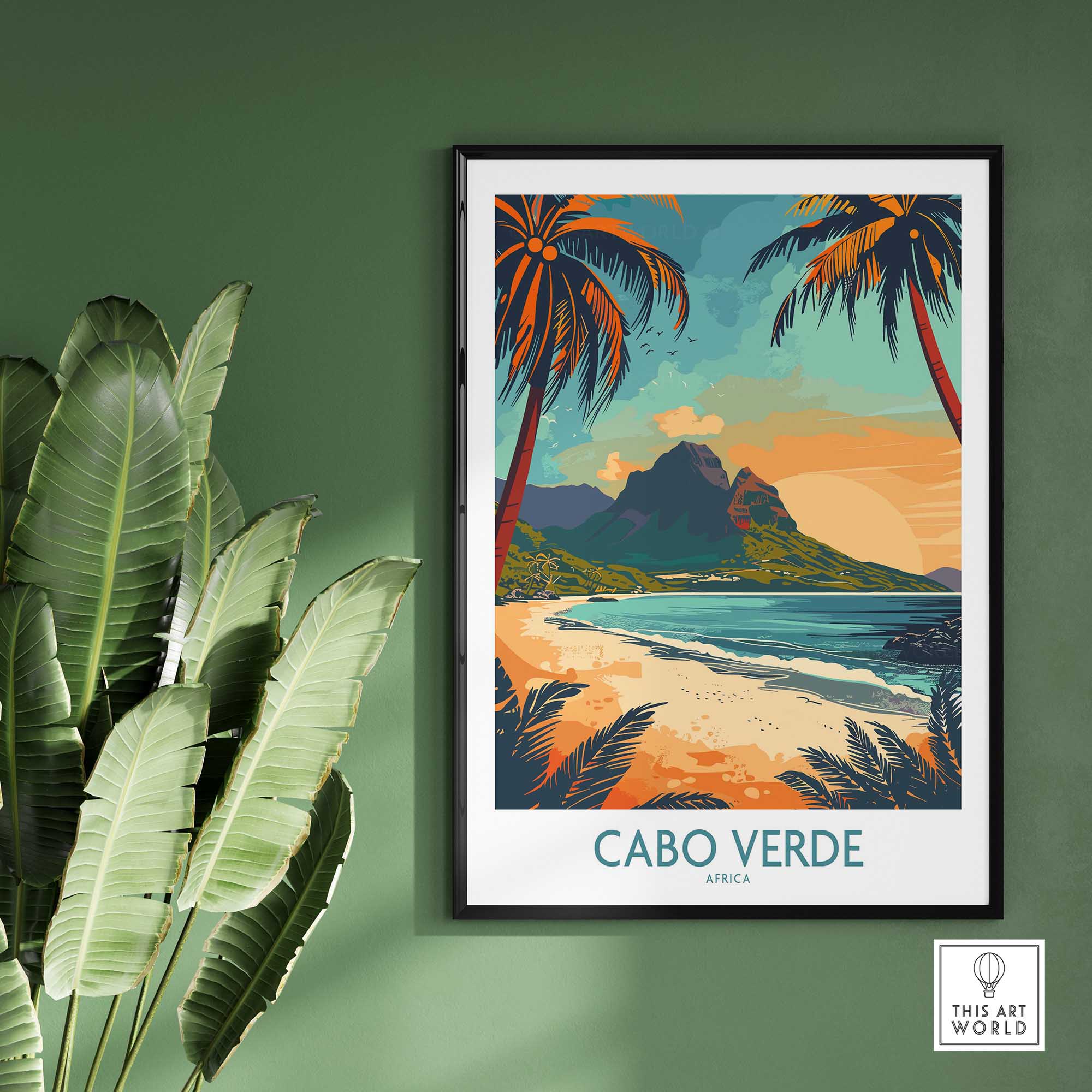 Cabo Verde Travel Print-This Art World