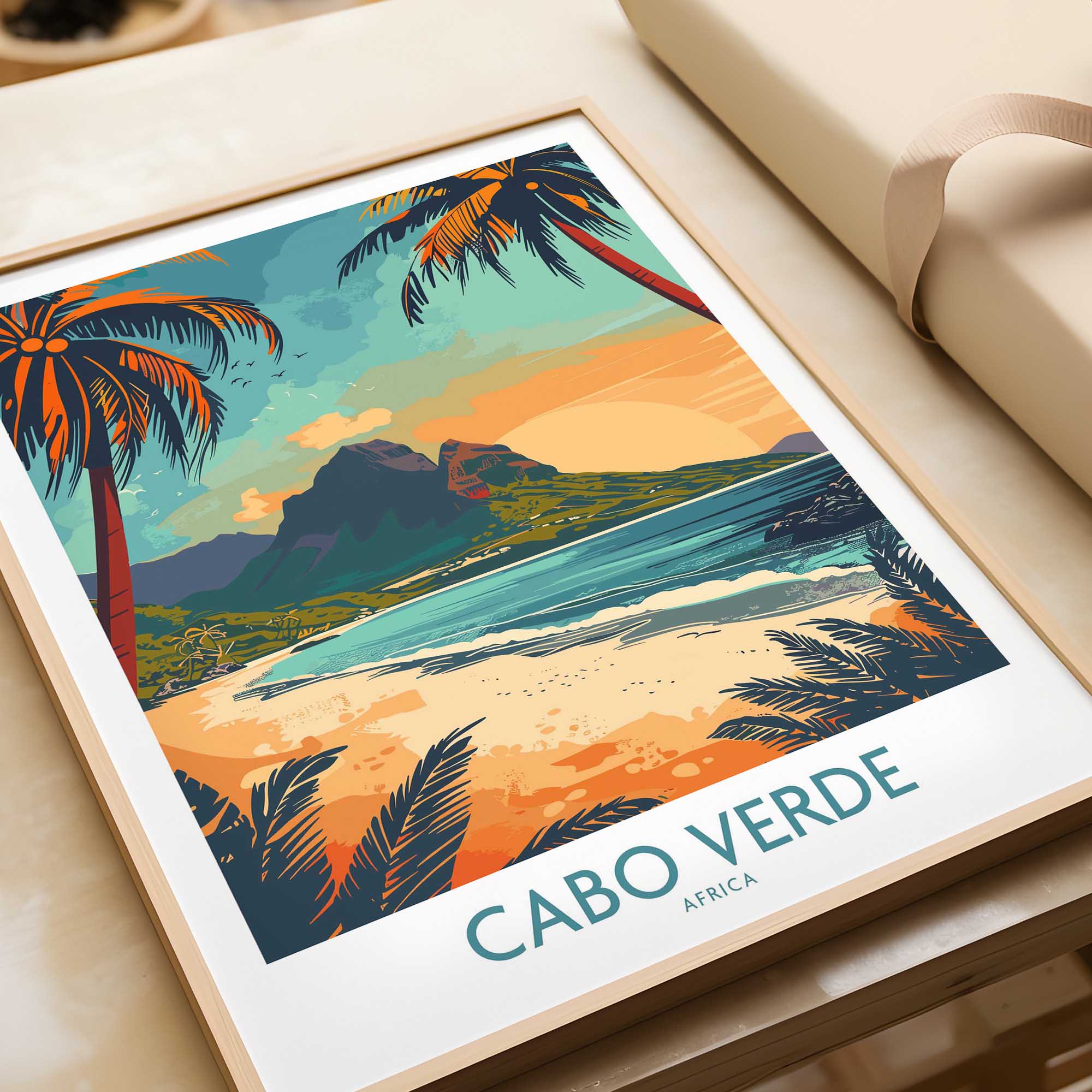 Cabo Verde Travel Print-This Art World