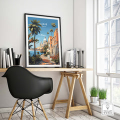 Cadiz Spain Poster part of our best collection or travel posters and prints - This Art World