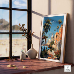 Cadiz Spain Poster part of our best collection or travel posters and prints - This Art World