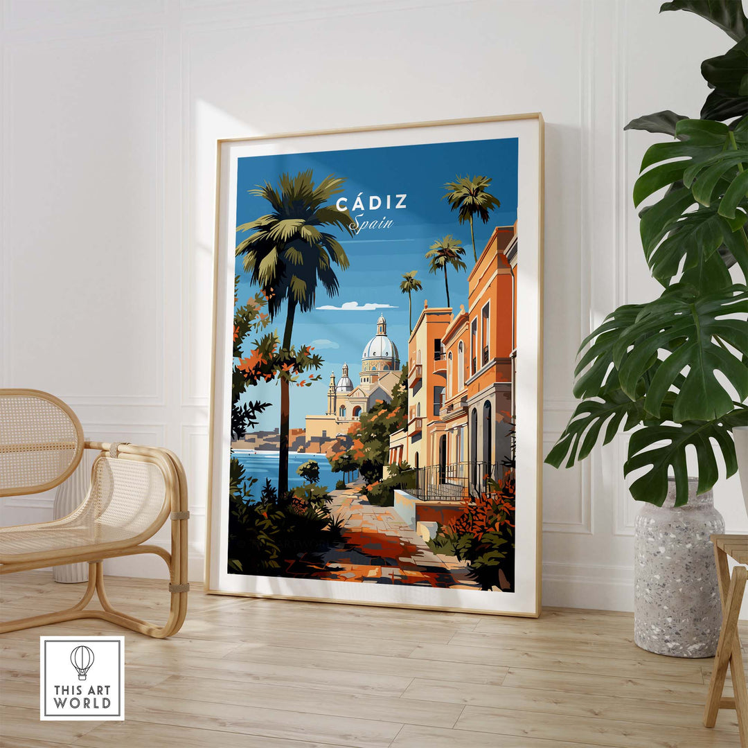 Cadiz Spain Poster part of our best collection or travel posters and prints - This Art World