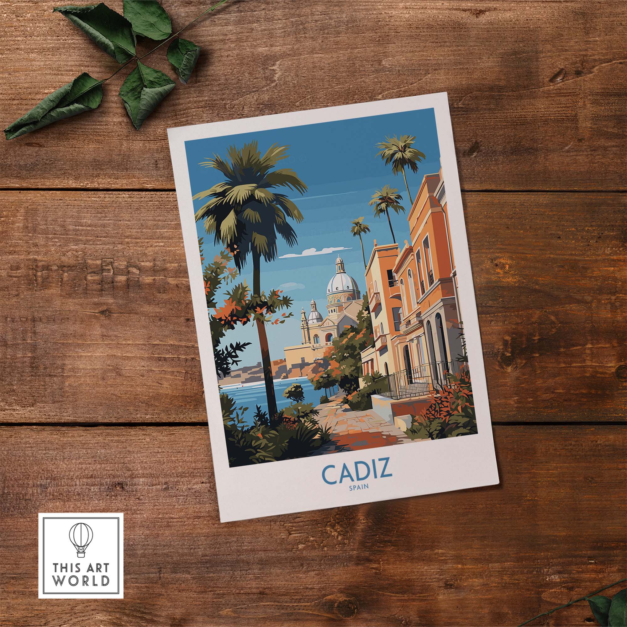 Cadiz Travel Print part of our best collection or travel posters and prints - This Art World