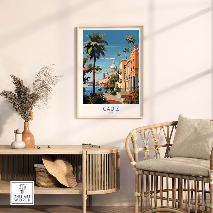 Cadiz Travel Print part of our best collection or travel posters and prints - This Art World