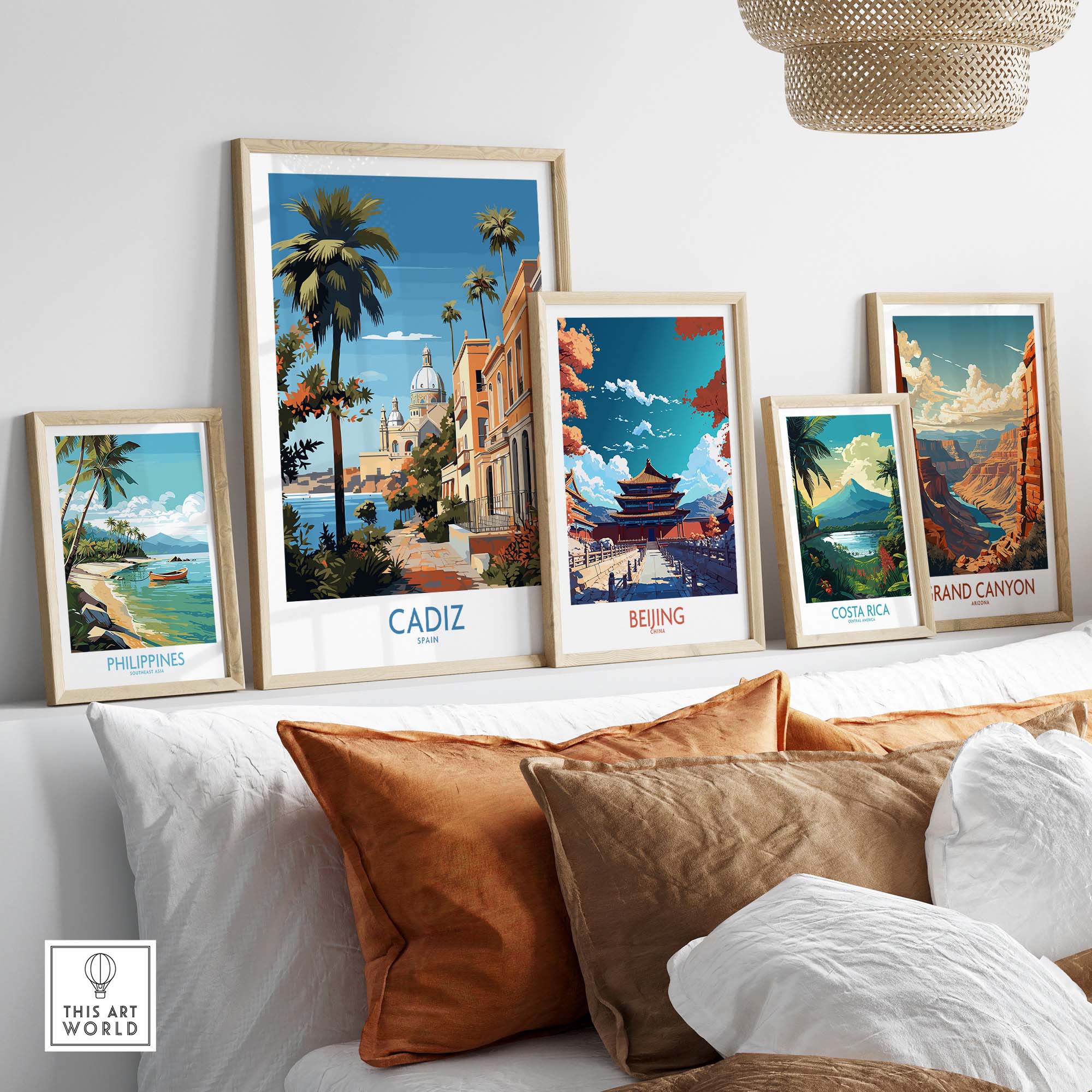 Cadiz Travel Print part of our best collection or travel posters and prints - This Art World