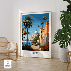 Cadiz Travel Print part of our best collection or travel posters and prints - This Art World