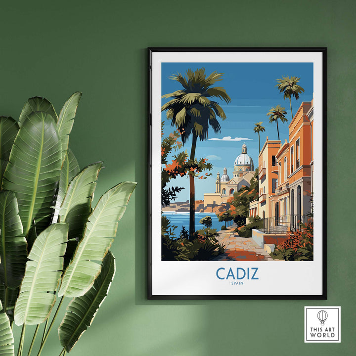Cadiz Travel Print part of our best collection or travel posters and prints - This Art World