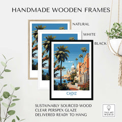 Cadiz Travel Print part of our best collection or travel posters and prints - This Art World