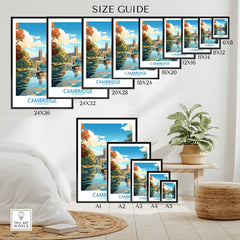 Cambridge Travel Poster - United Kingdom-This Art World