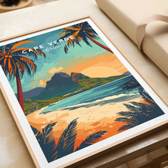 Cape Verde Travel Poster-This Art World