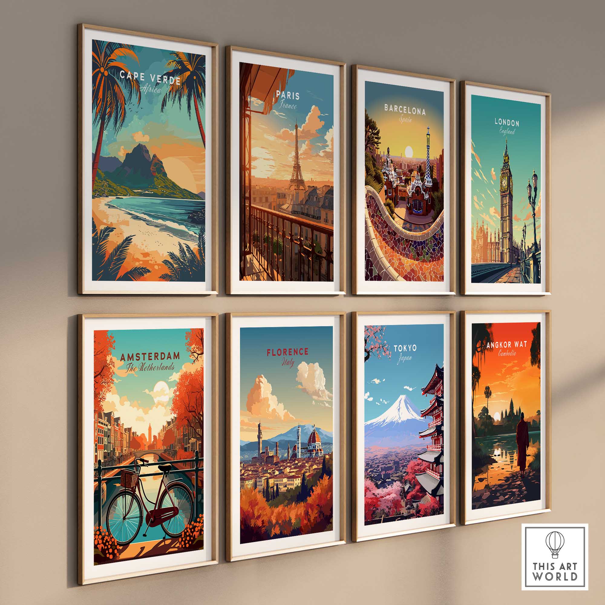 Cape Verde Travel Poster-This Art World