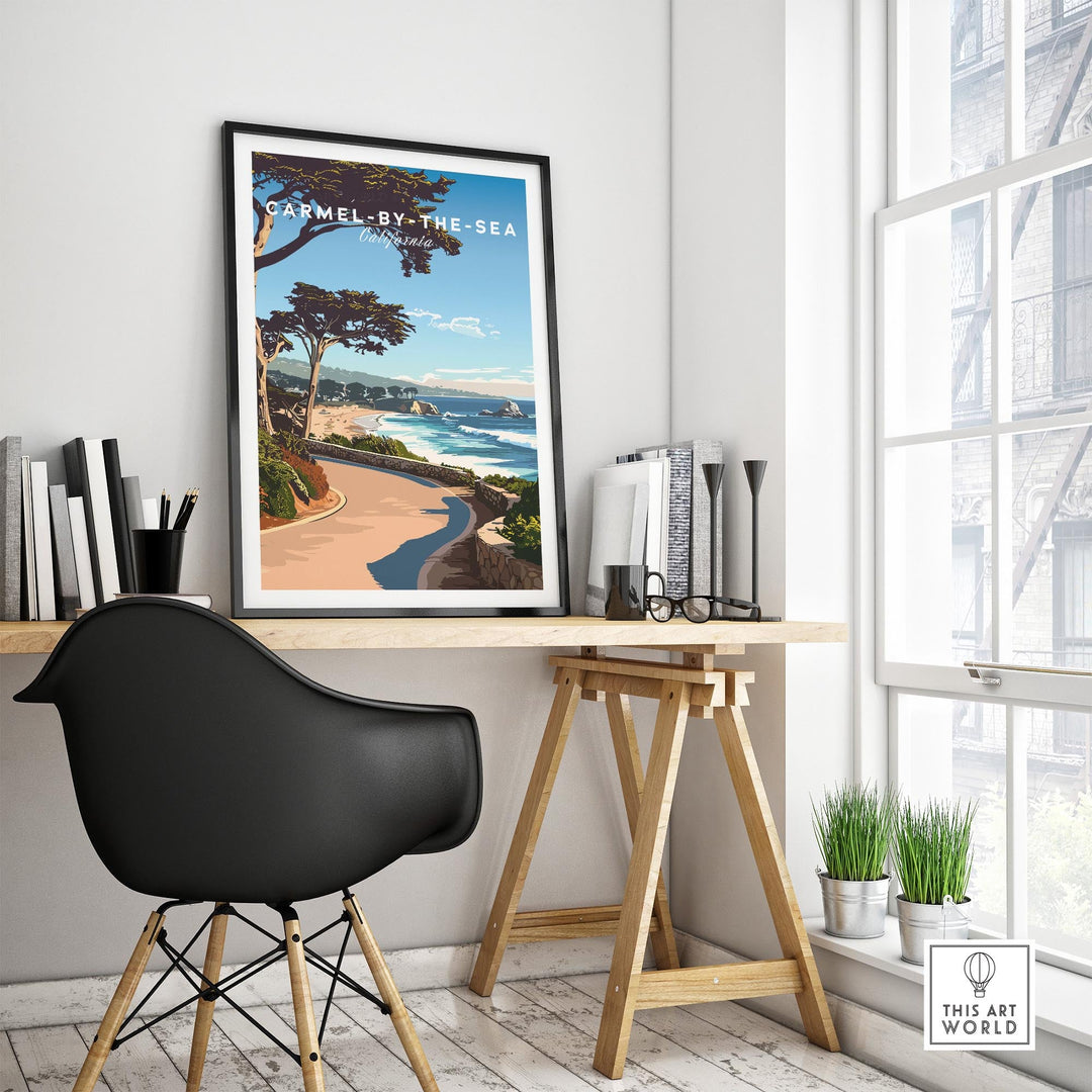 Carmel-by-the-Sea Poster Print